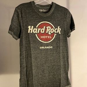 Hard Rock Cafe Orlando T-Shirt in "Burnout" Knit 2